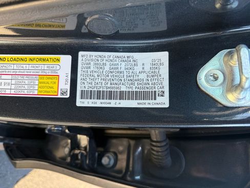 Certified 2025 Honda Civic Sport image 25