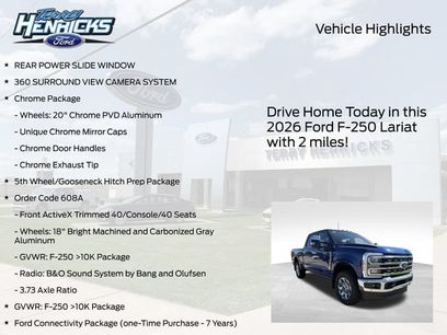 New 2026 Ford F250 Lariat w/ Lariat Ultimate Package
