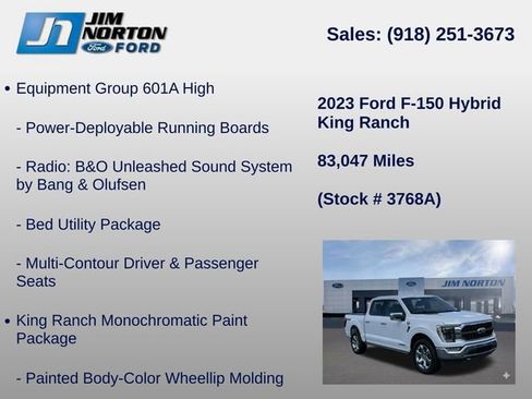 Used 2023 Ford F150 King Ranch w/ Equipment Group 601A High AWD/4WD image 11