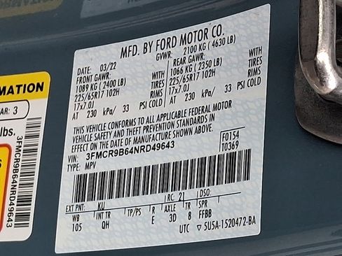 Certified 2022 Ford Bronco Sport Big Bend w/ Convenience Package image 25