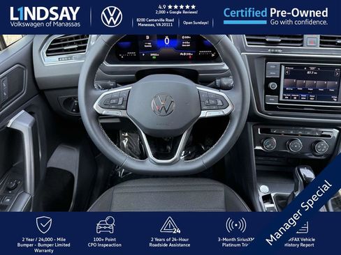 Certified 2022 Volkswagen Tiguan S w/ Driver Assistance Package image 13