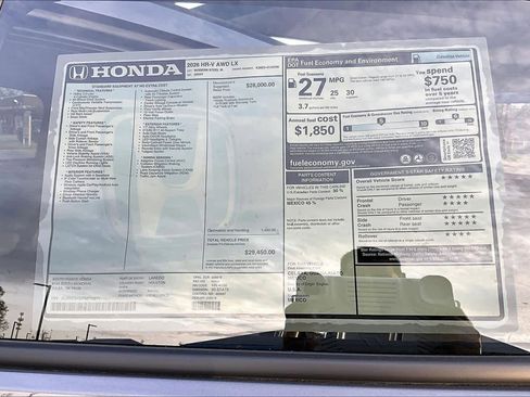 New 2026 Honda HR-V LX image 21