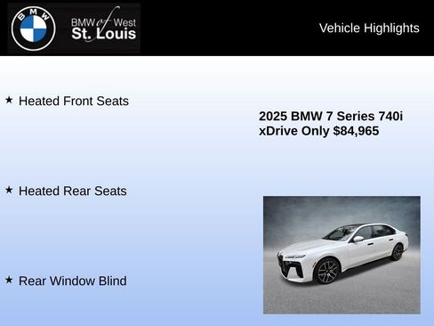 Used 2025 BMW 740i xDrive image 30