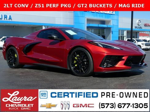 Certified 2024 Chevrolet Corvette Stingray Preferred Conv w/ Z51 Performance Package image 1