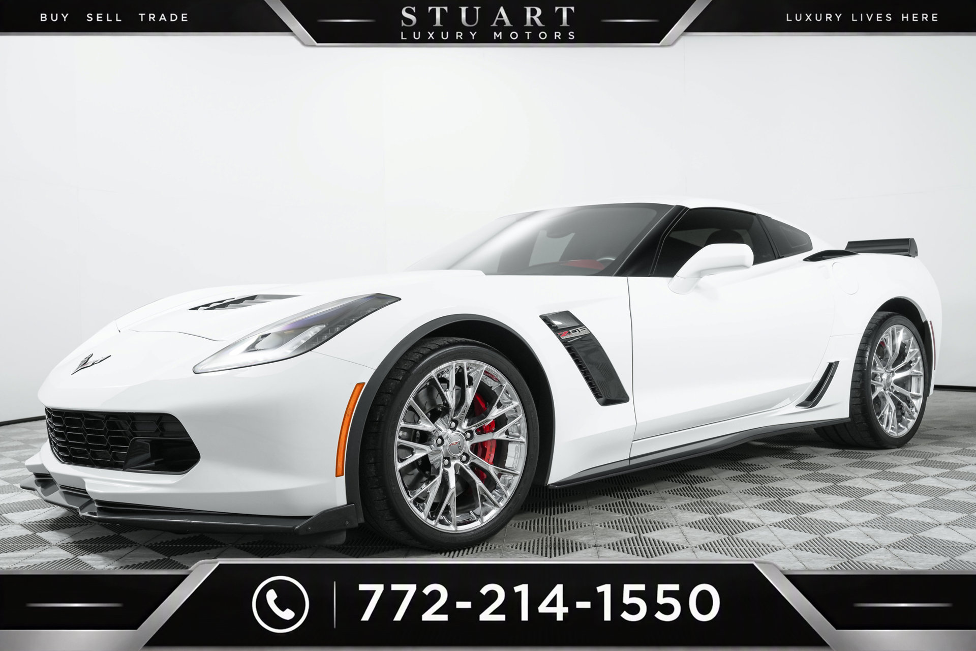 Used 2015 Chevrolet Corvette Z06 w/ 3LZ Preferred Equipment Group RWD image 97