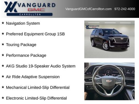 Used 2023 Cadillac Escalade Premium Luxury w/ Performance Package AWD/4WD image 6
