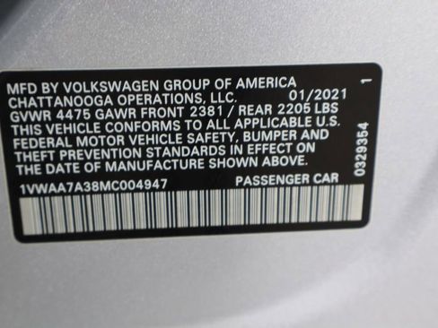 Used 2021 Volkswagen Passat 2.0T S image 35