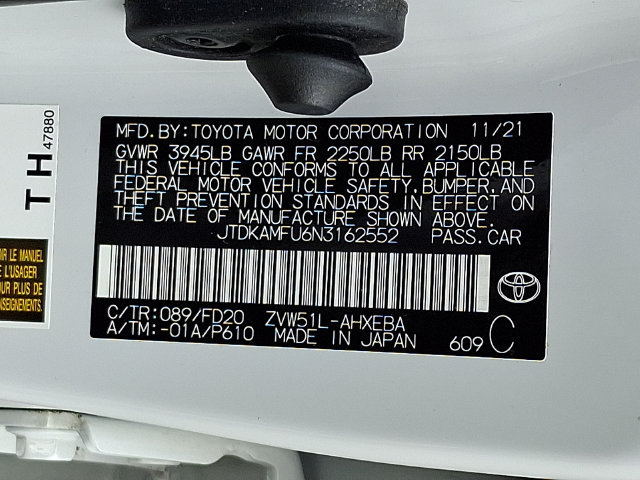 Used 2022 Toyota Prius LE FWD image 26