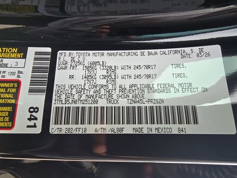 New 2026 Toyota Tacoma SR5 image 34