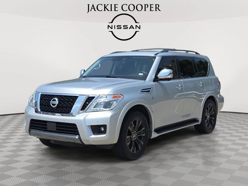 Used 2019 Nissan Armada Platinum w/ Captain's Chairs Package AWD/4WD image 1