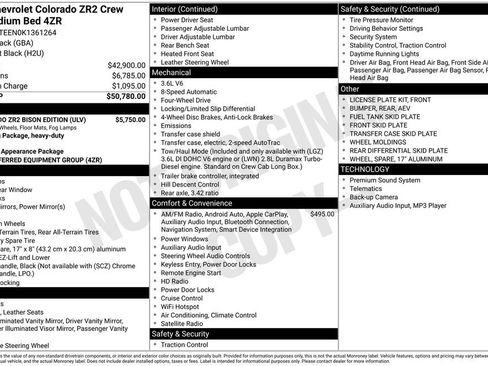 Used 2019 Chevrolet Colorado ZR2 w/ Colorado ZR2 Bison Edition image 40