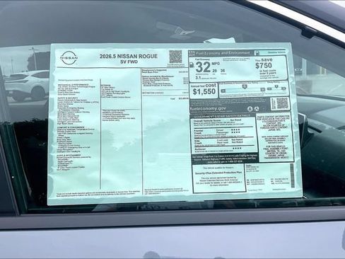 New 2026 Nissan Rogue SV FWD image 12