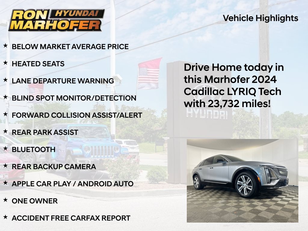 Used 2024 Cadillac Lyriq Tech w/ Driver Assist Package RWD image 14