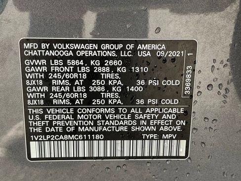 Used 2021 Volkswagen Atlas SE image 20
