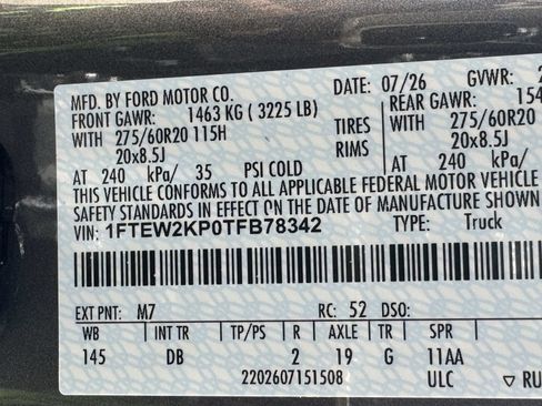 New 2026 Ford F150 STX w/ Equipment Group 200A RWD image 27