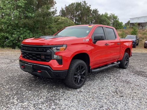 Used 2022 Chevrolet Silverado 1500 Custom Trail Boss w/ LPO, Dark Essentials Package AWD/4WD image 2