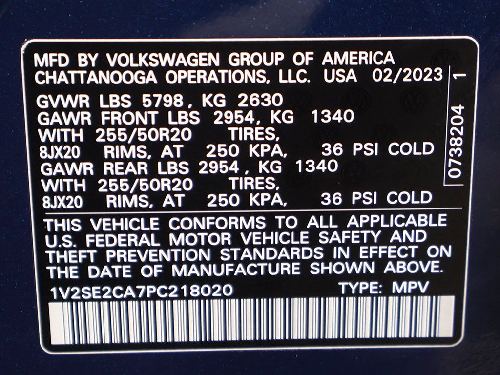Used 2023 Volkswagen Atlas Cross Sport SEL R-Line AWD/4WD image 58