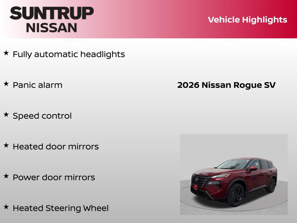 Certified 2026 Nissan Rogue SV w/ Cold Weather Package AWD/4WD image 39