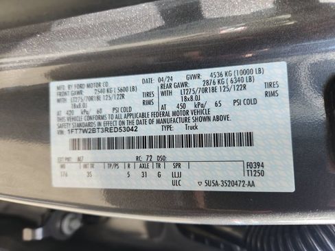 Certified 2024 Ford F250 XLT AWD/4WD image 46
