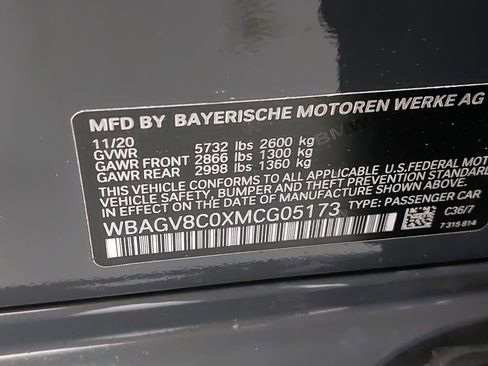 Used 2021 BMW M850i Gran Coupe xDrive M850i xDrive Gran Coupe image 38