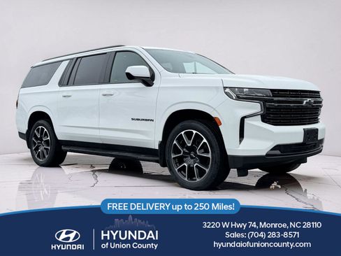 Used 2021 Chevrolet Suburban RST w/ Rear Media and Nav Package image 1