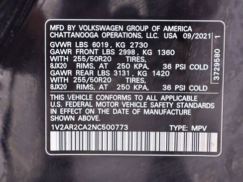 Used 2022 Volkswagen Atlas SEL R-Line AWD/4WD image 46