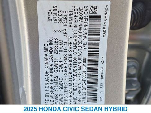 Certified 2025 Honda Civic Sport Touring image 27