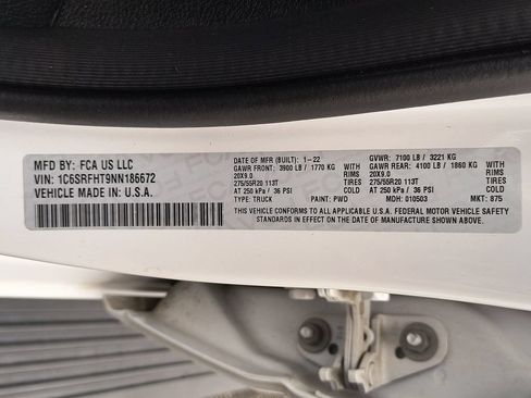 Used 2022 RAM 1500 Limited AWD/4WD image 19