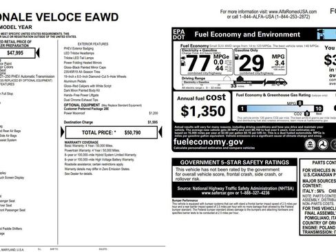 Used 2024 Alfa Romeo Tonale Veloce image 2