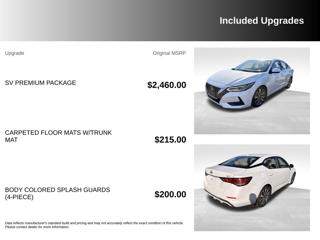 Used 2020 Nissan Sentra SV w/ SV Premium Package FWD image 6