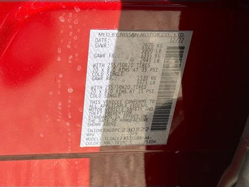 Used 2023 Nissan Pathfinder Platinum w/ Cargo Package image 35