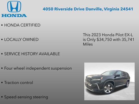 Used 2023 Honda Pilot EX-L image 7