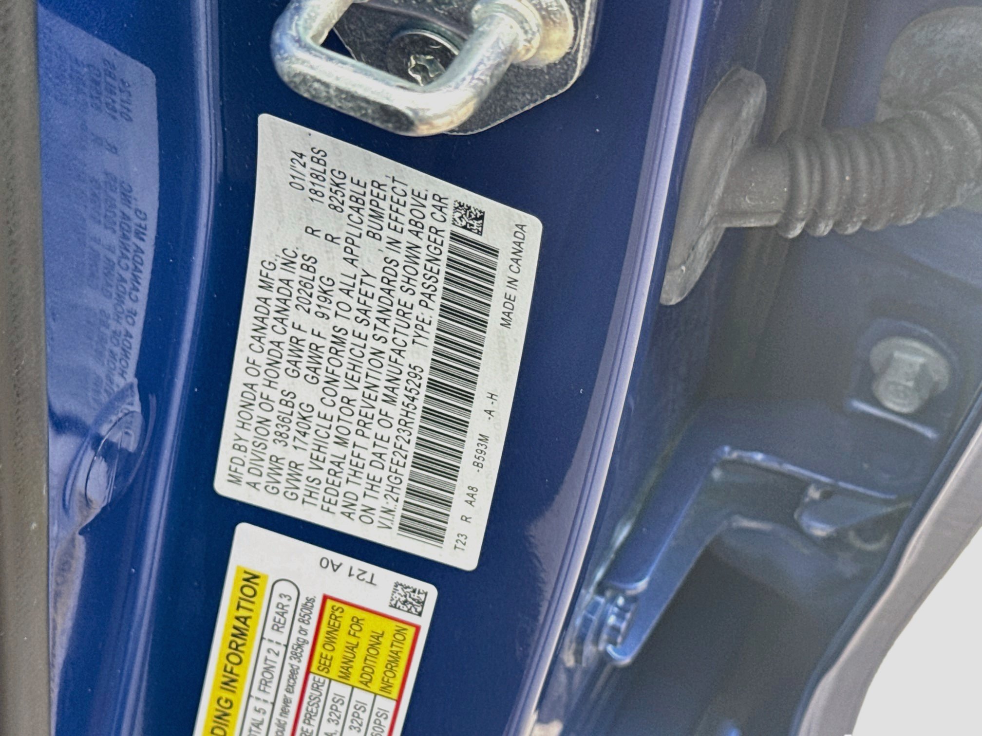 Used 2024 Honda Civic LX image 34