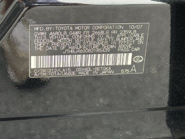 Used 2008 Lexus ES 350 w/ Premium Pkg FWD image 33