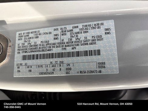 Used 2025 Ford Escape ST-Line Select image 30