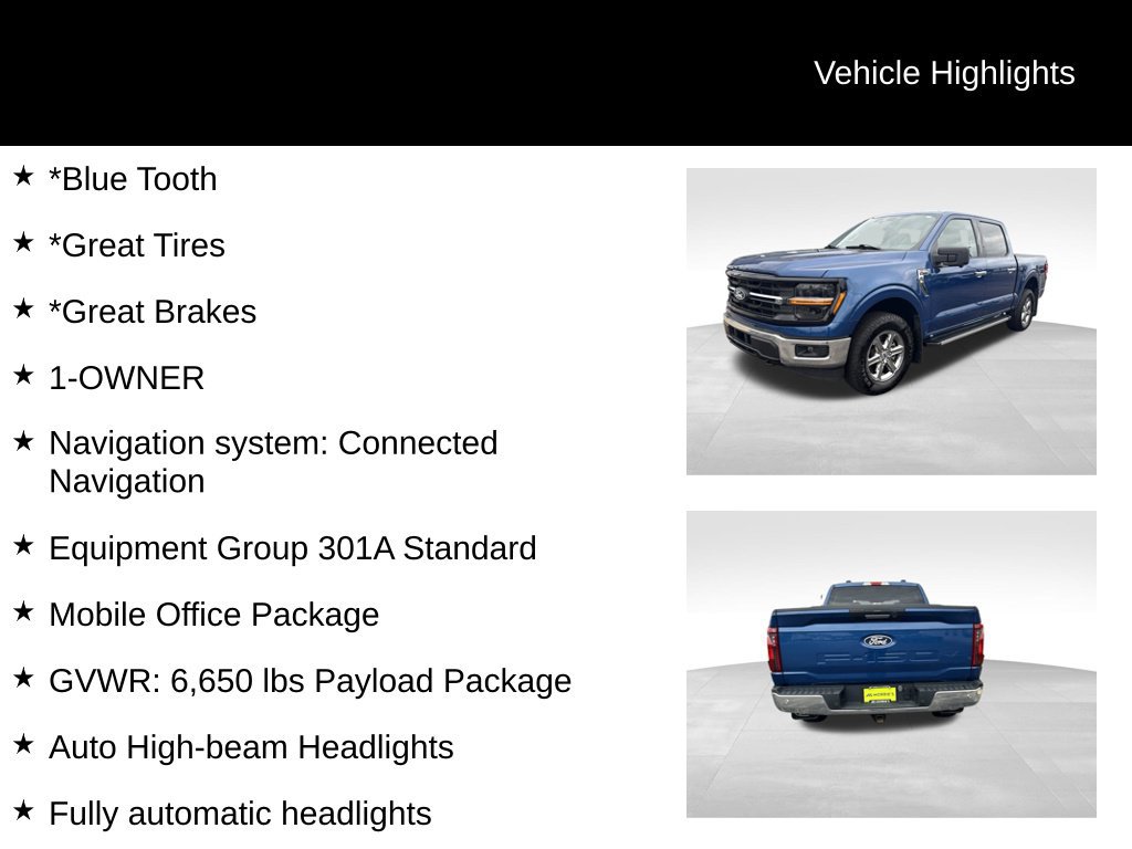 Used 2024 Ford F150 XLT w/ Mobile Office Package AWD/4WD image 35