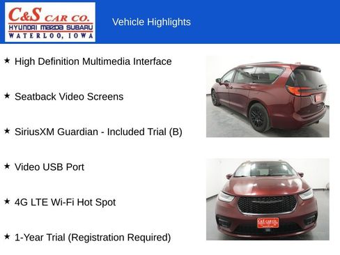 Used 2021 Chrysler Pacifica Touring-L w/ Uconnect Theater Family Group AWD/4WD image 32