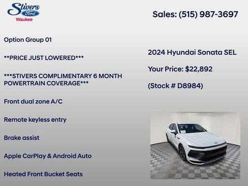 Used 2024 Hyundai Sonata SEL FWD image 8