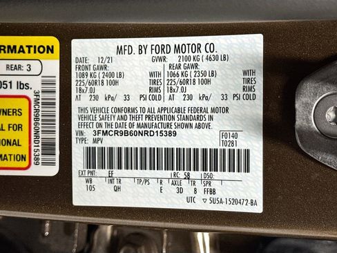 Used 2022 Ford Bronco Sport Big Bend w/ Convenience Package image 29