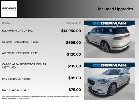 Used 2020 Lincoln Aviator Grand Touring w/ Equipment Group 302A image 24