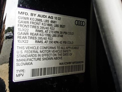 Used 2023 Audi SQ8 Prestige w/ Prestige Package AWD/4WD image 39