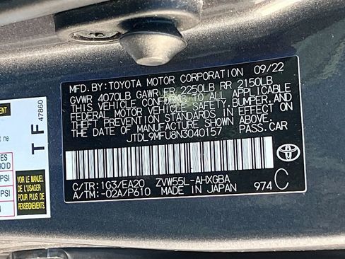 Used 2022 Toyota Prius XLE w/ Advanced Technology Package image 30