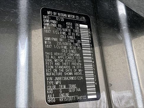 Used 2024 Nissan Rogue SV image 35