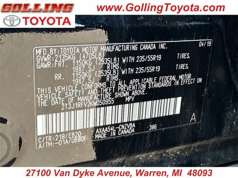 Used 2019 Toyota RAV4 Adventure image 19