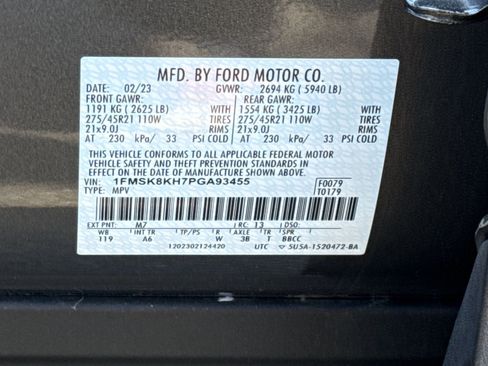 Used 2023 Ford Explorer ST-Line w/ Class IV Trailer Tow Package AWD/4WD image 31