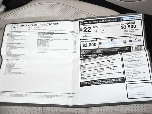 Used 2022 Mercedes-Benz GLE 350 4MATIC w/ Premium Package image 69
