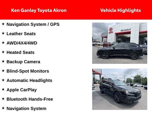 Used 2021 Subaru Outback Onyx Edition XT w/ Popular Package #2 AWD/4WD image 2