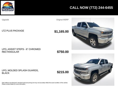 Used 2017 Chevrolet Silverado 1500 LTZ Z71 w/ LTZ Plus Package AWD/4WD image 5