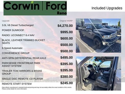 Used 2016 RAM 1500 Laramie w/ Convenience Group AWD/4WD image 8