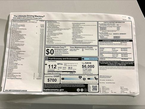 Used 2025 BMW i4 eDrive40 w/ Driving Assistance Package image 19